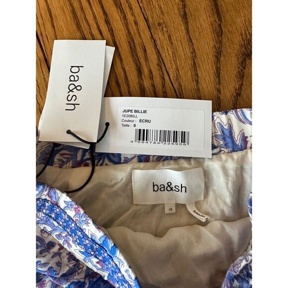 BA&SH Billie High- Low asymmetrical Floral Skirt NWT - Picture 5 of 6